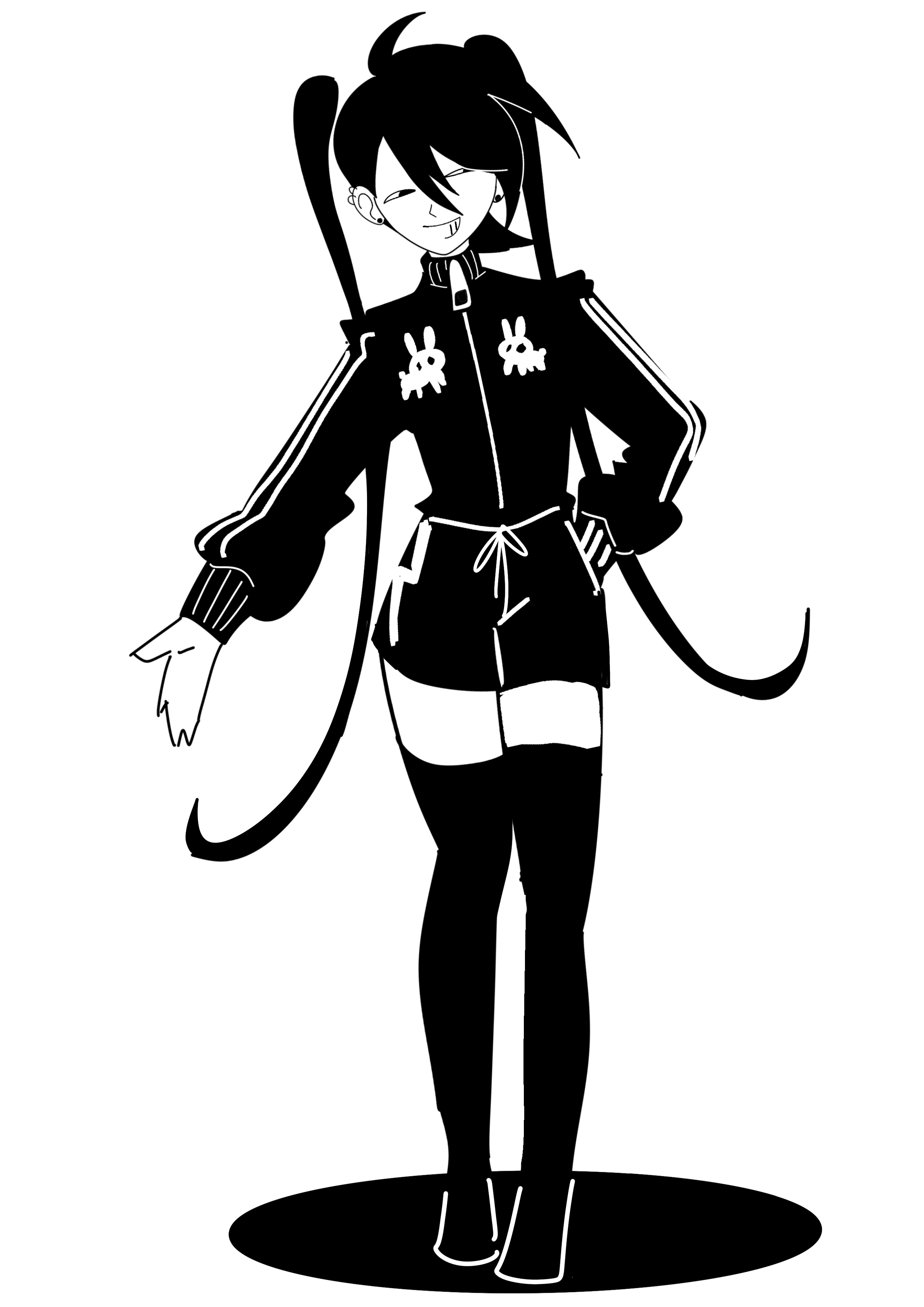 学校も制服が嫌なので勝手にこれで登校。